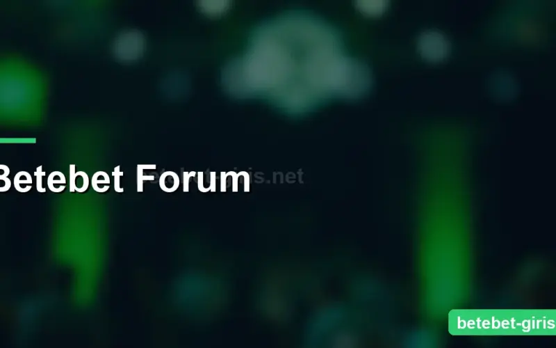 Betebet Forum