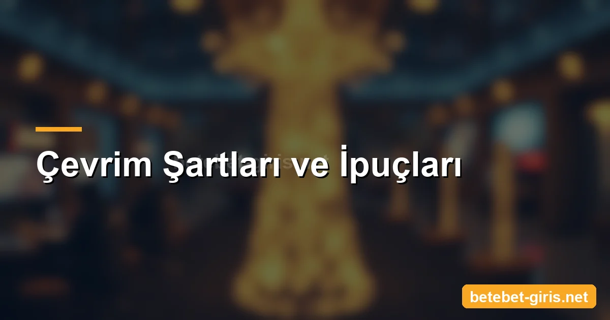 Betebet kayıp bonusu çevrim şartları